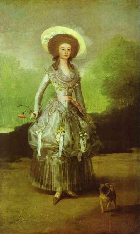 Francisco Jose de Goya The Marquesa de Pontejos Germany oil painting art